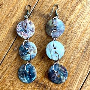 Gorgeous Paua Shell Earrings